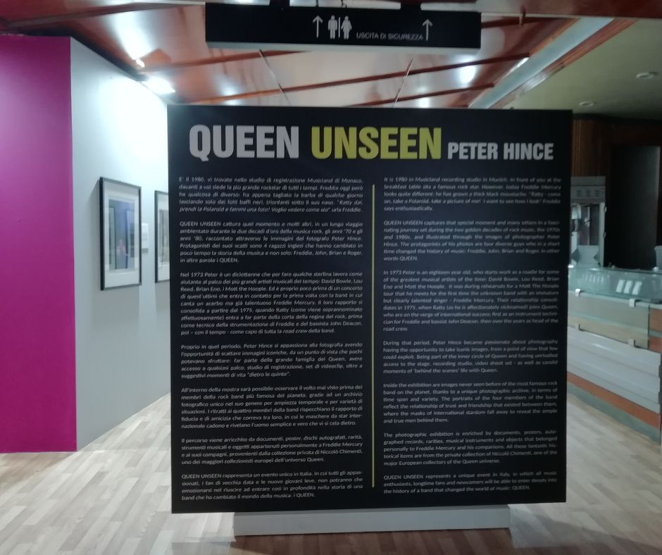 Queen Unseen Peter Hince, mostra 